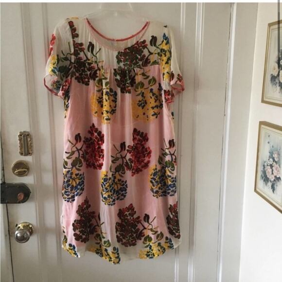 Anthropologie Maeve Floral Market Velvet Dress Size Small - Picture 3 of 12
